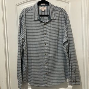 Penguin Mens Slim Fit Stripe Long sleeve.  Size XXL